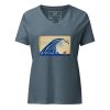 “Gary Taxali “Kamala Wave” Women’s relaxed v-neck t-shirt - art fashion by Gary Taxali