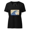 “Gary Taxali “Kamala Wave” Women’s relaxed v-neck t-shirt - art fashion by Gary Taxali