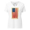 “Gary Taxali “Kamala Flag” Women’s relaxed v-neck t-shirt - pop art apparel by Gary Taxali